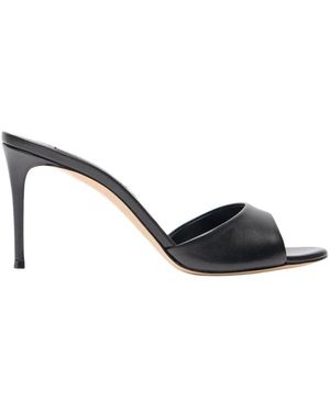 Casadei Schoenen ,Zwart ,Leer Julia Leren Muiltjes