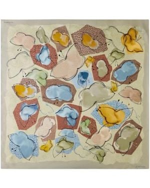 Borbonese Silky Scarves - Metálico