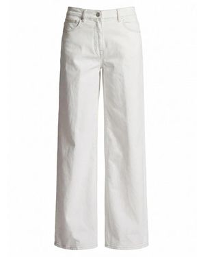 Peserico Wide Trousers - Blanco