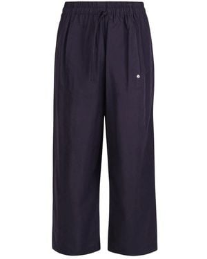 Ottod'Ame Cropped Trousers - Blue