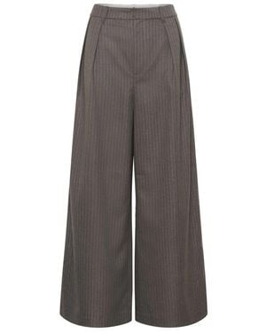 Karen By Simonsen Wide Trousers - Grey