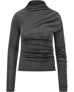 Pinko Long Sleeve Tops - Negro