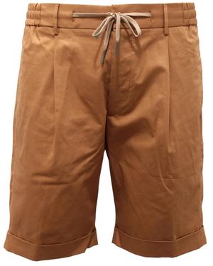 Tagliatore Casual Shorts - Brown