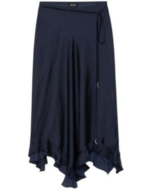 Zadig & Voltaire Midi Skirts - Blue