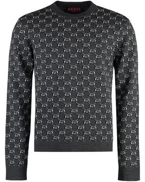 Gucci Round-Neck Knitwear - Zwart