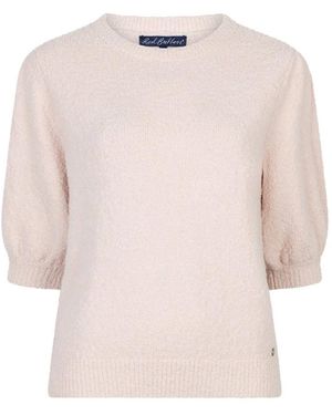 Red Button Top Korte Mouw Sweet - Roze