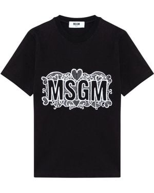 MSGM T-Shirts - Nero