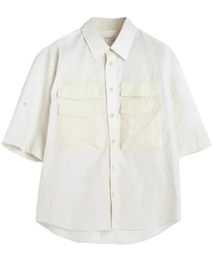 Lemaire Short Sleeve Shirts - Wit