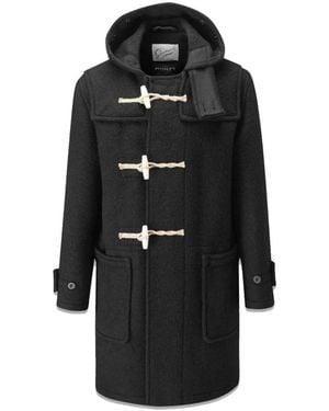Gloverall Single-Breasted Coats - Black