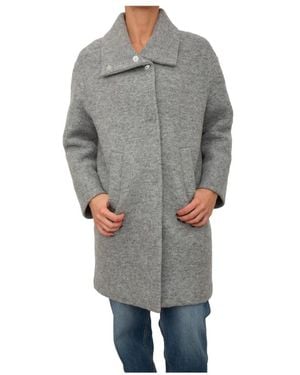 Liu Jo Single-Breasted Coats - Grey