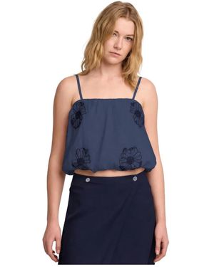 Kocca Sleeveless Tops - Bleu