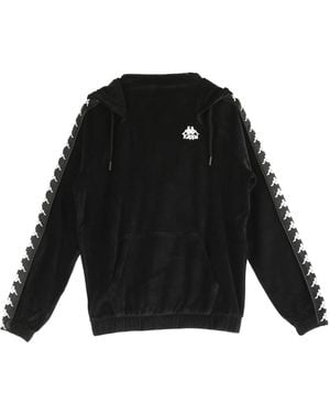 Kappa Asper Damen Hoodie Schwarz/Weiß