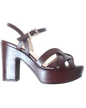 Duccio Del Duca High Heel Sandals - Brown