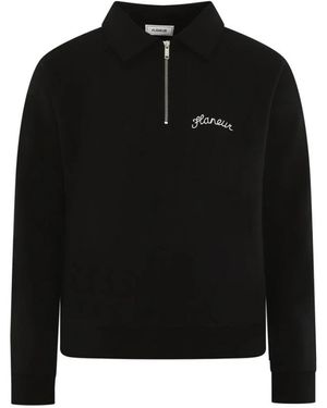 flâneur Round-Neck Knitwear - Zwart