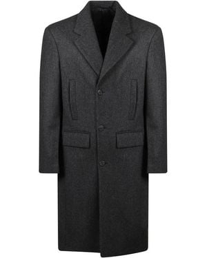 Prada Single-Breasted Coats - Negro
