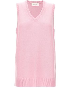 Sportmax V-Neck Knitwear - Rosa