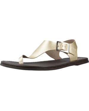 Porronet Flat Sandals - Metálico