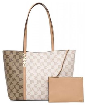 DKNY Tassen ,Leer Avril Tote - Naturel