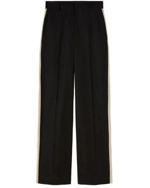Palm Angels Pantaloni in maglia con dettagli a strisce - Nero