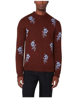 Jil Sander Round-Neck Knitwear - Red