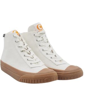 Camper Lace-Up Boots - Bianco
