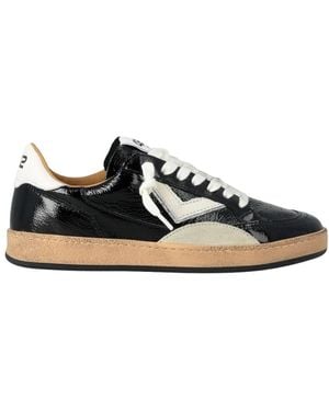 4b12 Schoenen ,Zwart ,Leer Playnew D2033