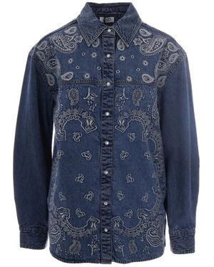 Liu Jo Denim Shirts - Blue