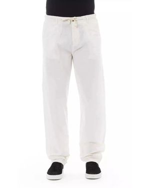 Baldinini Elegante weiße chino-hose