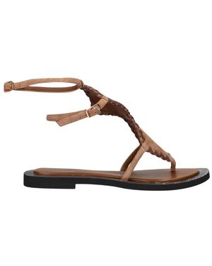 Marc Ellis Flat Sandals - Brown