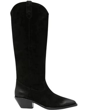 Ash Cowboy Boots - Nero