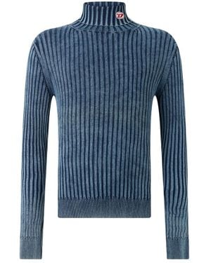 DIESEL K-Ristopher Turtleneck - Blauw
