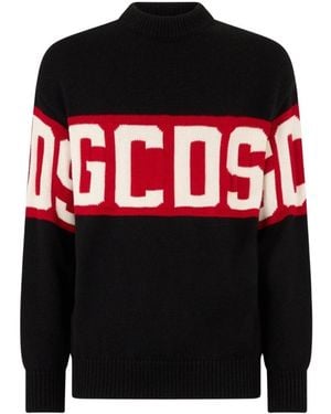 Gcds Round-Neck Knitwear - Red