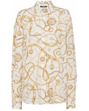 Balmain Shirts - Natural