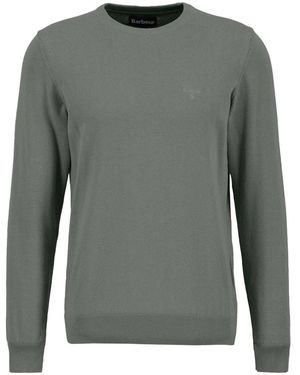 Barbour Pima Baumwolle Rundhals-Pullover - Grau