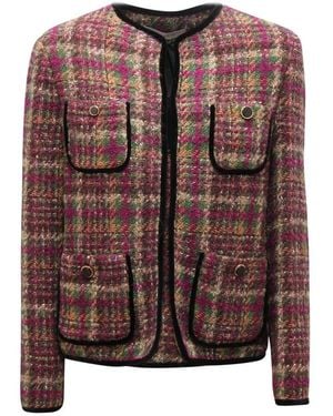 EMMA & GAIA Tweed Jackets - Brown