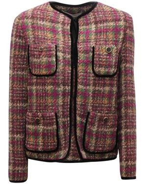 EMMA & GAIA Tweed Jackets - Brown