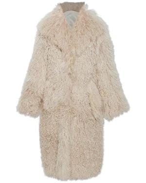 Ami Paris Faux Fur & Shearling Jackets - Neutre