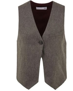 Douuod Woman Waistcoats - Grey