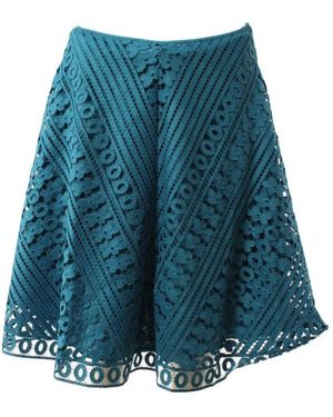 Charo Ruiz Rokken ,Blauw ,Katoen Blauwe Korte Rok Art: 73400