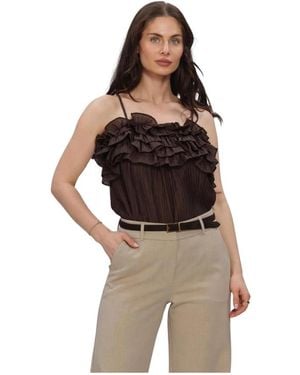 Object Objlyne/L Re Top - Braun