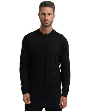 ARMANI EXCHANGE Rundhals-Pullover - Schwarz