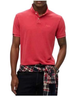 Superdry Polo Shirts - Red
