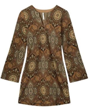 Summum Summer Dresses - Brown