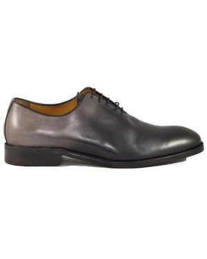 Testoni Leder Schnürschuhe - Braun