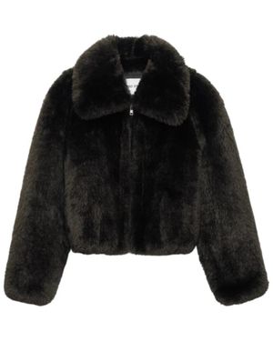 Stand Studio Faux Fur & Shearling Jackets - Nero