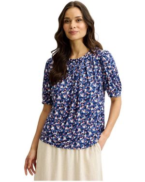 iN FRONT Overhemden ,Veelkleurig ,Blouses - Blauw