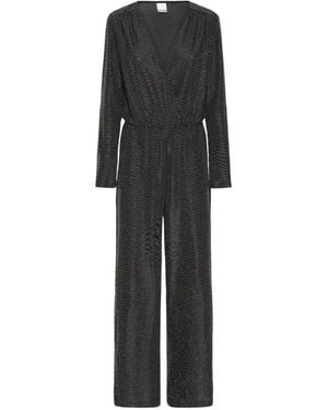 Ichi Jumpsuits - Schwarz