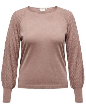 Only Carmakoma Helga Long Sleeve T-Shirt - Bruin