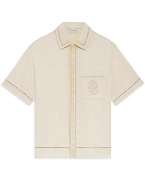 Drole de Monsieur Short Sleeve Shirts - Natural