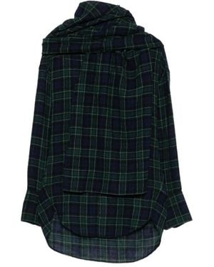 DARKPARK Overhemden ,Veelkleurig ,Wsh 24N Shirt - Blauw